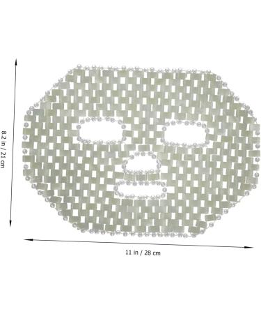 Beatifufu Jade Mask Sleep Mask Cooling Facial Sleeping Mask Soothing Mask Jade Facial Green Quartz Mask Facial Tools Sleeping Cooling Anti-Aging Facemask - Buy Online on GoSupps.com
