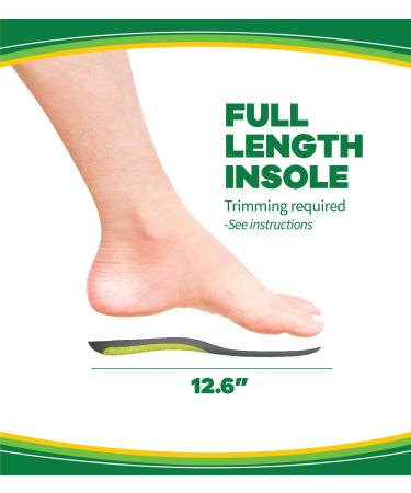 Dr. Scholl's Sport Insoles for Men's 8-14 & Women's 6-10 - Superior Shock Absorption and Arch Support for Reduced Muscle Fatigue and Joint Stress (1 Pair) - Buy Online on GoSupps.com
