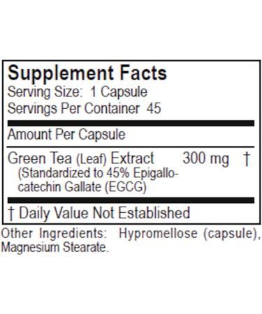 Dialyvite Hillestad Pharmaceuticals - Green Tea Extract - 45 Capsules - Buy Online on GoSupps.com