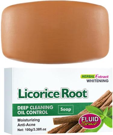  bellv Skin-brightening soap moisturizing licorice soap | Exfoliating body scrub deeply cleanses and refreshes for radiant healthy-looking skin 100g Bellv - Buy Online on GoSupps.com