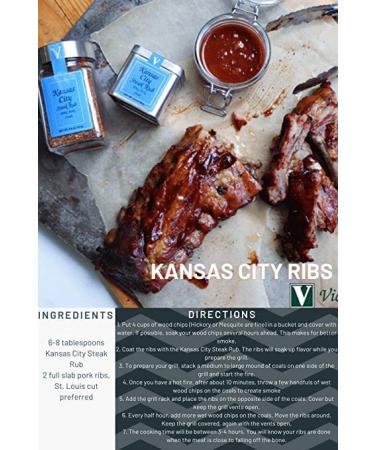 VICTORIA TAYLORS Kansas City Steak Rub - Premium Seasoning for Perfect Grilling - Buy Online on GoSupps.com