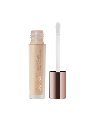 delilah Take Cover Radiant Cream Concealer - Full  Buildable Coverage - Bright  Even Complexion - Smooth  Flawless Finish - Vegan And Paraben Free - Dermatologically Tested - Stone - 0.12 Oz Stone 0.12 Ounce (Pack of 1)