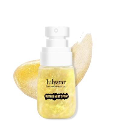 Erinde Body Glitter Spray Face Glow Illuminator Liquid Highlighter Shimmer& Sparkle Make Up Moisturizing Glow Drops Luminizer with Light Fragrance Non-Sticky 50ml #01 Gold 50ml 1 ml (Pack of 1) - Buy Online on GoSupps.com