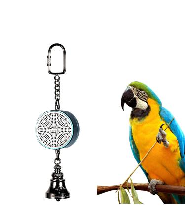 Colorday Bird Talking Coach & Interactive Voice Bell Toy (Patent Pending) Blue