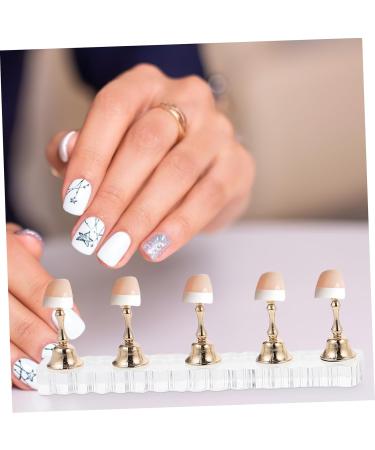 FRCOLOR 2 Sets show rack tool nails nail painting stand press on nail stand nail accessories nail stands for press on press on nail holder nail art stand Acrylic aurora manicure - Buy Online on GoSupps.com