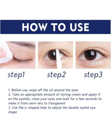  HADAVAKA 2 pc Long-Lasting Double Eyelid Shaping Cream Lifting Eyelid Defining Cream Double Eyelid Shaping Cream Long-lasting Double Eyelid Shaping Cream 5ml Eyelid Lift Cream For Men And Women's (3 pcs) - Buy Online on GoSupps.com