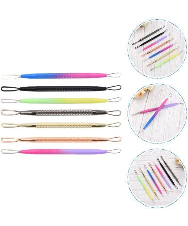 Heallily Professional Double-Sided Pimple & Comedon Remover - 7 x Needles Facial Cleaning Tool (Mixed Color) - Buy Online on GoSupps.com