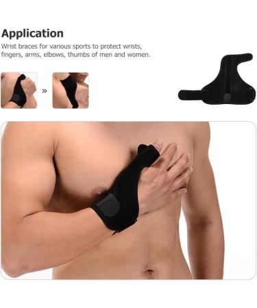 NOLITOY Sports Thumb Guard - Protective Sleeve & Wrist Brace for Right Hand | Thumb Fracture Protection & Support - Buy Online on GoSupps.com