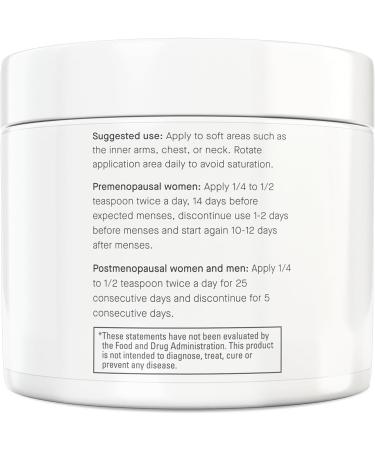Healthy Progesterone Cream for Women Micronized Bioidentical from Wild Yam for Menopause & Perimenopause Relief | 4 oz - Optimal Balance - Buy Online on GoSupps.com