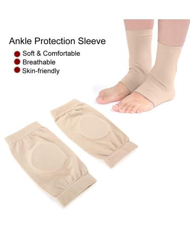 Buy Padded Heel Socks - Ankle Protector Soft Elastic Sleeve for Breathable Comfort & Heel Crack Relief - Buy Online on GoSupps.com