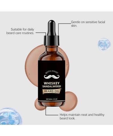  WJnflQN Beard Oil - Natural Softener and Moisturizer | Oil for Facial Hair and Thick Mustaches for Daily Care Morning Shower Styling Travel - Buy Online on GoSupps.com