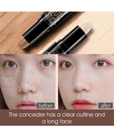 2-in-1 Contouring Pencil & Concealer - Versatile Makeup Highlighter for All Skin Types | International Shipping Available - Buy Online on GoSupps.com