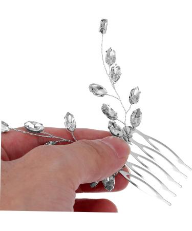 DOITOOL Hair Comb Small Side Comb Tiara Bride Hair Zinc Alloy Little Plum Blossom Hair Side Comb - Buy Online on GoSupps.com