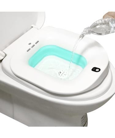 Electric Sitz Bath-Foldable Sitz Bath for Postpartum Care Soothes and Cleanse Vagina & Anal,Hemorrhoids and Perineum Treatment Suitable for Women, Pregnant Women, Maternity, Elderly(Bubble)