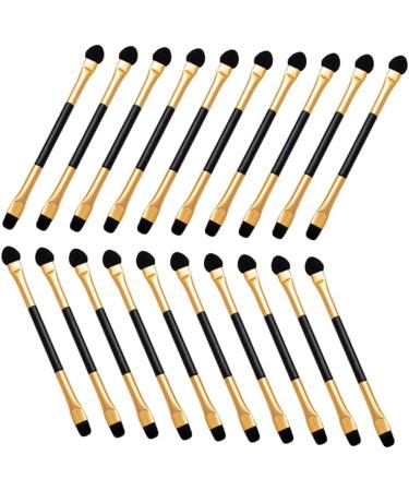 FOMIYES 100 Pcs Double Ended Eyeshadow Brush Eye Shadow Makeup Brush Small Eyeshadow Brush Eyeshadow Makeup Brush Precision Eyeshadow Brush Eye Makeup Brush Eyeshadow Brush for Women 12.50X0.50X0.50CMx5pcs Goldenx5pcs - Buy Online on GoSupps.com