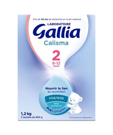 Gallia 2 me ge de 6-12 mois - Les 2 sachets de 600g 300 g (Lot de 2)