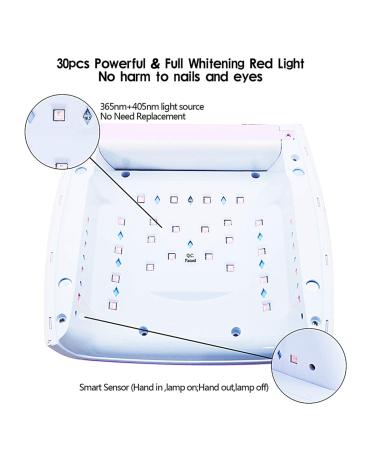 SKYUV 48W Rechargeable Pro LED Gel Nail UV Light - Wireless Cordless Nail Dryer in Pink - Buy Online on GoSupps.com