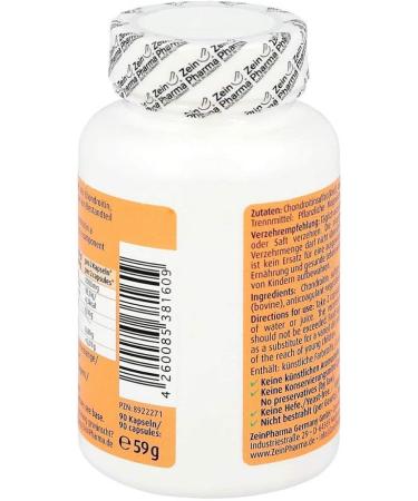 Chondroitin 500 mg Capsules - 90 Count | Premium Joint Support Supplement | International Shipping Available - Buy Online on GoSupps.com