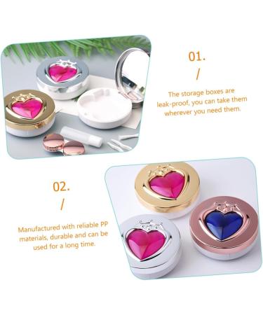 PartyKindom 6 Pcs Contact Lens Case with Mirror & Foil Disassembler - Perfect for Travel - Buy Online on GoSupps.com