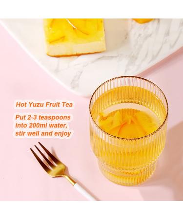 Mkostlich Honey Citron Tea Yuzu Marmalade Grapefruit 500g - Hot Cold Drink, Smoothies, Spread Jam, Cocktail Fruit Herbal Tea - Buy Online on GoSupps.com
