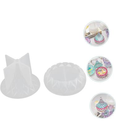 EXCEART 2pcs Storage Box Mold Lipstick Mold Silicone Mold Storage Case Organizer Mold Accessories Cake Mold 8.5X8.5X7CMx2pcs Pyramidx2pcs - Buy Online on GoSupps.com