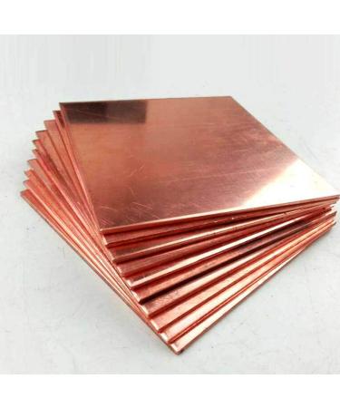 Jonoisax 99.9% Pure Copper Sheet - T2 Copper Flat Bar 20mm Width 20mm Thickness 20mm Length for International Shipping - Buy Online on GoSupps.com