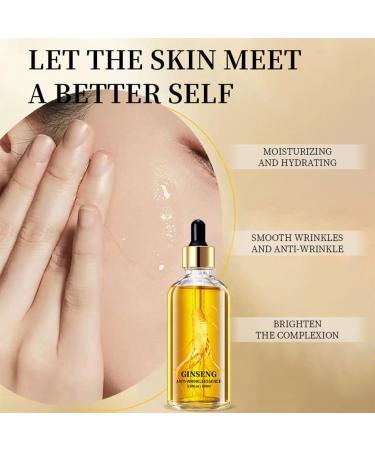 Ginseng Facial Essence Serum Tighten Moisturizing Smooth Skin Reduce Fine Lines(4pcs) - Buy Online on GoSupps.com