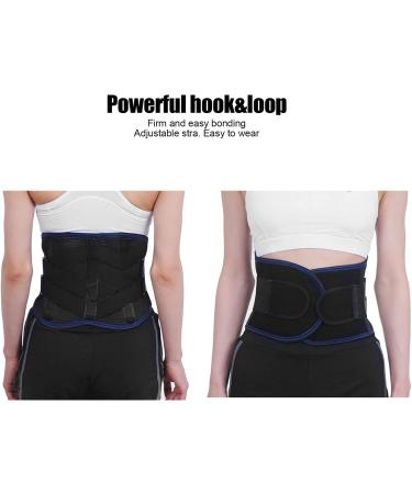 Adjustable Lumbar Support Belt - Breathable Waist Support with Steel Plate for Herniated Disc & Exercise - Ideal for Back Pain Relief - Buy Online on GoSupps.com