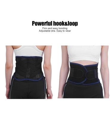 Lower Back Brace | Lumbar Support Belt for Pain Relief | Adjustable & Breathable with Steel Plate for Men & Women - Buy Online on GoSupps.com