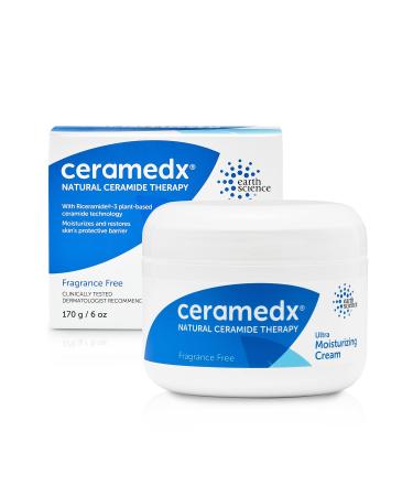 CERAMEDX - Ultra Moisturizing Natural Ceramide Cream Unscented for Dry  Sensitive Skin (6 oz.)