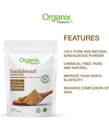  G n rique UK Sandalwood Powder for Face Masks - 100g - Buy Online on GoSupps.com