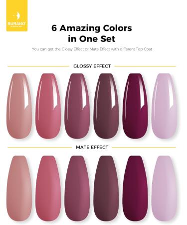Burano Poly Extension Gel Nail Kit - 6 Color Builder Set for Nails - DIY Starter Kit for Beginners & Professionals - Skin Nude Shade - Buy Online on GoSupps.com