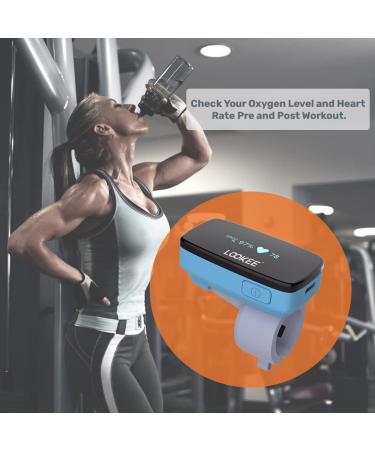 LOOKEE Ring-Pro Wearable Oxygen Monitor - Continuous SpO2 Tracker with Vibration Reminder & Free App Reports | International Shipping Available - Buy Online on GoSupps.com