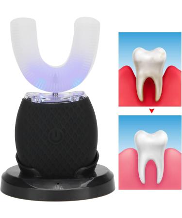 Electric Toothbrush Adults Portable Ultrasonic U-Shaped Toothbrushes for Teeth Whitening 360 Whole Mouth Cleansing Hands free Gums Care Sonic Toothbrushes Rechargeable IPX7 Waterproof - Buy Online on GoSupps.com