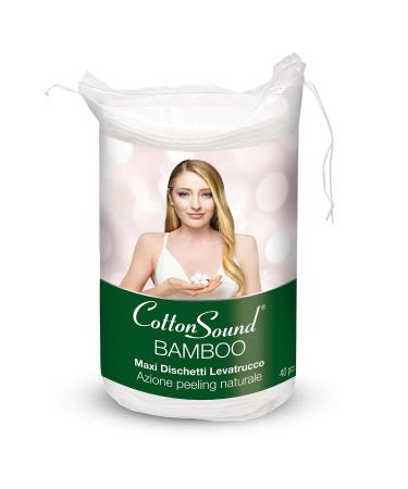 COTTON Sound maxi bamboo disks * 40 pieces. - Make-up remover