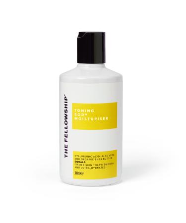The Fellowship's Toning Body Moisturiser - Hyaluronic Acid Aloe Vera & Shea Butter - Natural & Vegan - High Performance Men's Grooming - Made In England - 300ml
