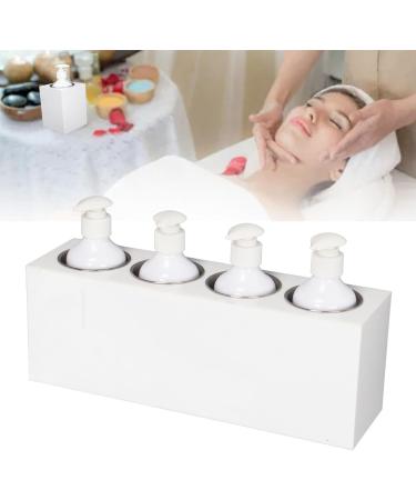 Massage Oil Heating Set - 4 Bottles Constant Temperature Lotion Warmer for Home & Spa (EU Plug) - Buy Online on GoSupps.com
