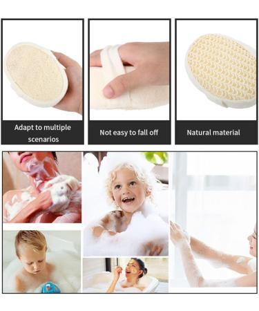 Natural Luffa Shower Sponge - Exfoliating Loofah Body Brush for Men & Women - Remove Dead Skin & Improve Circulation - Buy Online on GoSupps.com