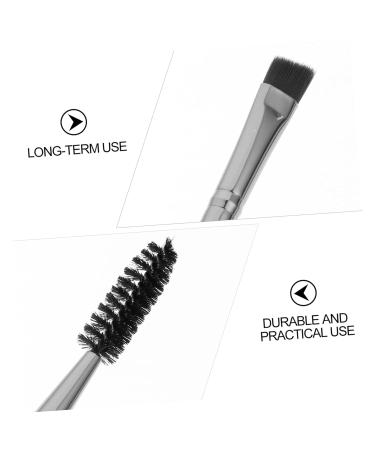 Angoily 18 Pcs Double-Ended Eyebrow Brush Set - Professional Makeup Tools for Grooming & Mascara - Portable Eyelash Curler Included - Buy Online on GoSupps.com