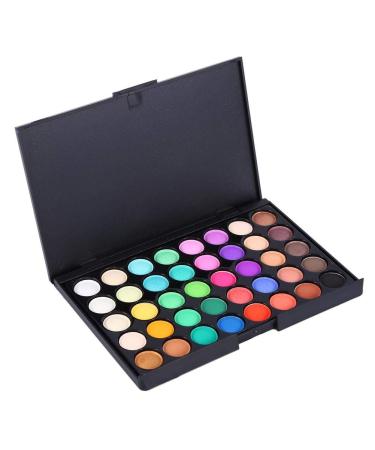 Mavis Laven 40 Colors Profeesional Eyeshadow Palette Matte and Shimmer Waterproof Eyeshadow Makeup Palletes Mineral Pearlescent Matte Pigment Eye Shadow Waterproof Eyeshadow(#2)