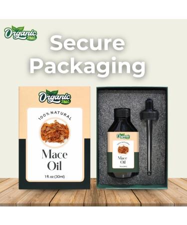 Mace Oil (Myristica Fragrans) - Pure & Natural Essential Oil for Skin Care Hair Care Aromatherapy & Diffusers - 30ml - Buy Online on GoSupps.com