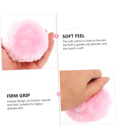 FOMIYES 3pc Baby Powder Puff Set - Large Makeup Puffs for Talcum Powder, Cosmetic Prickly Heat, and Foundation Application - Buy Online on GoSupps.com