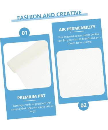 Buy Milisten 6 Rolls Gauze Mesh Multi-Function Candy Leis - Ideal for Graduation & Medical Use | PBT Dressing Tape White 15cm - International Shipping Available - Buy Online on GoSupps.com