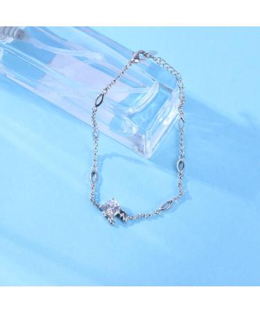 VekkEr Sterling silver bracelet 925 silver bracelet 3pcs 12 bangles bracelets for women women's bracelets womens bangles bracelets constellation bracelet zodiac sign bracelet Silver_medium - Buy Online on GoSupps.com