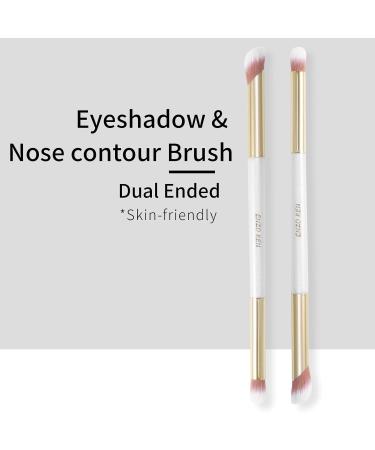 Small Nose Contour Brush & Angled Concealer Brush for Perfect Under Eye Makeup | 161D Eyeshadow Brush - International Shipping Available - Buy Online on GoSupps.com