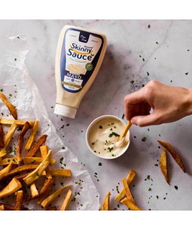 CleanFoods Almost Skinny Mayo Sauce 425ml Low-Calorie Mayonnaise for Fish Meat & Fries | Just 51 Calories/100g - Buy Online on GoSupps.com
