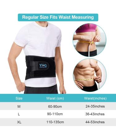 Yosoo Health Gear Adjustable Lumbar Belt for Lower Back Pain Relief - XL - Sciatica Herniated Disc & Injury Prevention - Buy Online on GoSupps.com