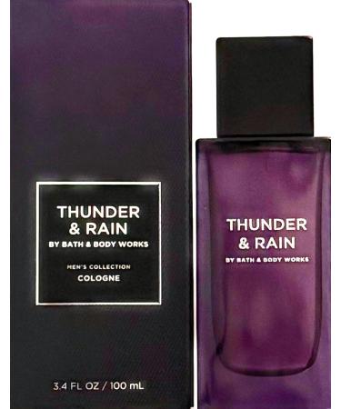 Bath & Body Thunder & Rain Men's Collection Cologne 3.4 fl oz Purple