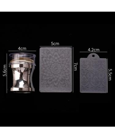 Buy Antique Brass Nail Art Sticker Set - Party Decor & Nail Design Stamper for Women | Premium Silicone Head Manicure Tools for Nail Studios - Fast International Shipping - Buy Online on GoSupps.com
