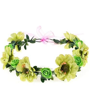 Handmade Blue Flower Crown Headband - Adjustable Tiara Decoration for Women | RK-HYTQWR RBXIBIBX - Buy Online on GoSupps.com